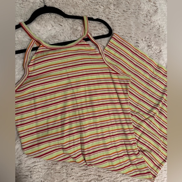NWOT Striped Multicolor Sleeveless Summer Dress - Picture 5 of 5